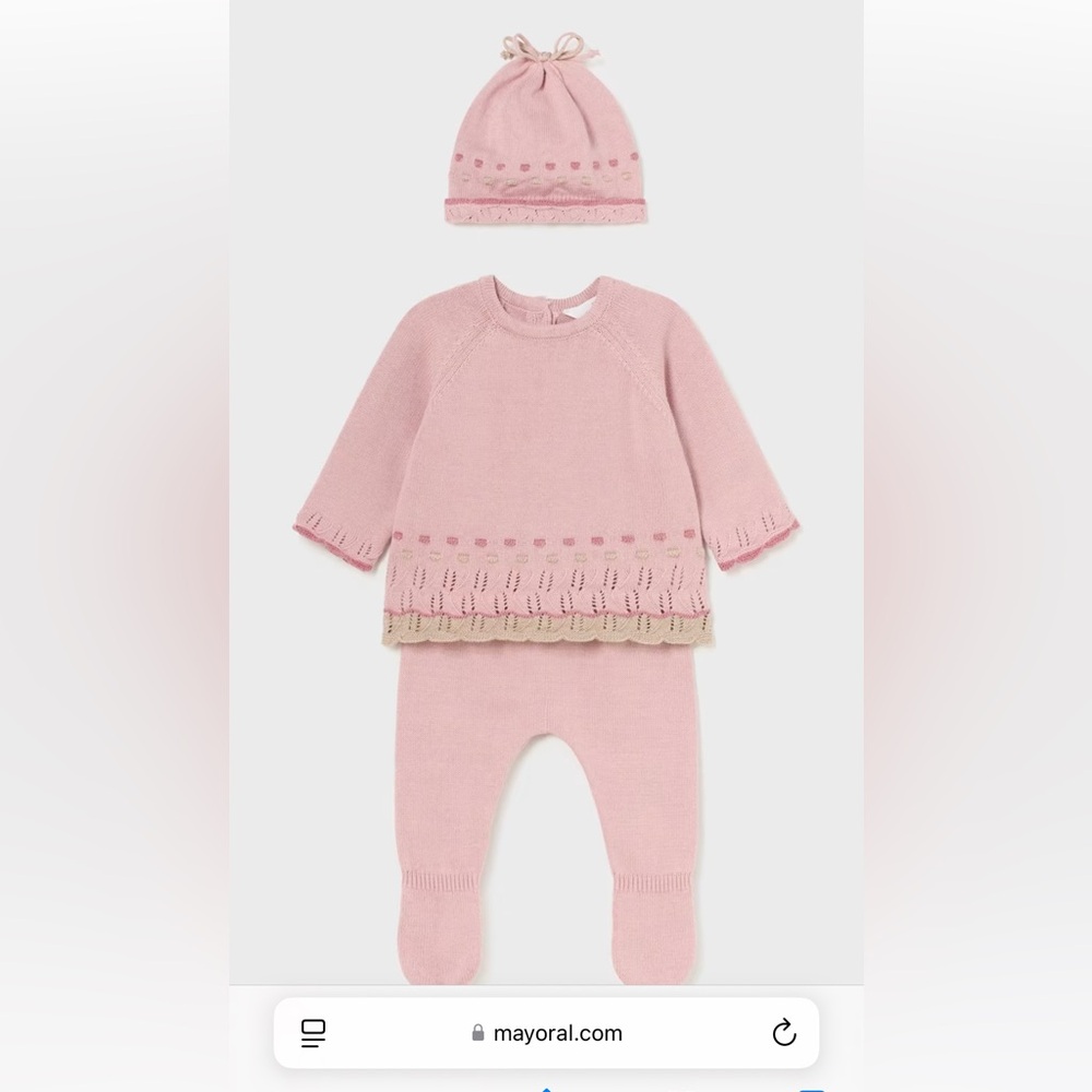 Mayoral newborn set